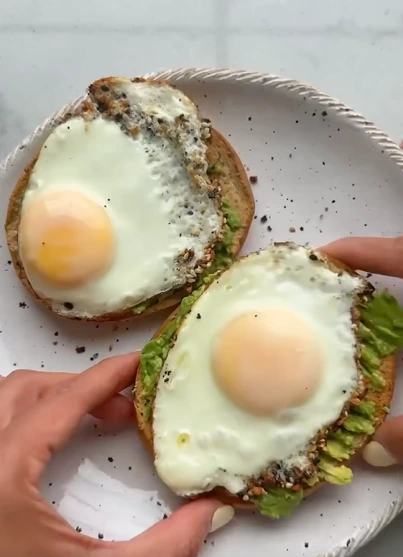 Hard-boiled eggs with peanut butter bagel for an easy high-protein breakfast