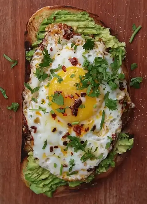 Jammy Egg Toast with Everything Bagel Yogurt