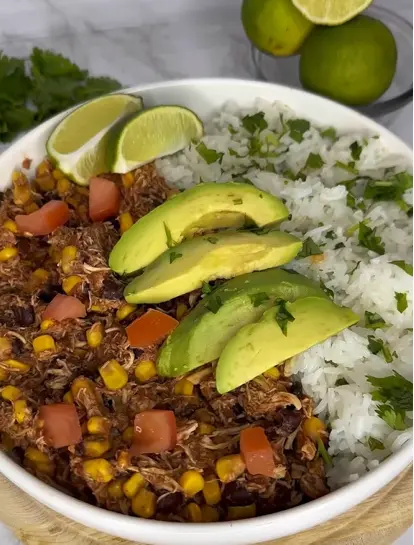 Chicken taco potato bowls packed in meal prep containers for the week
