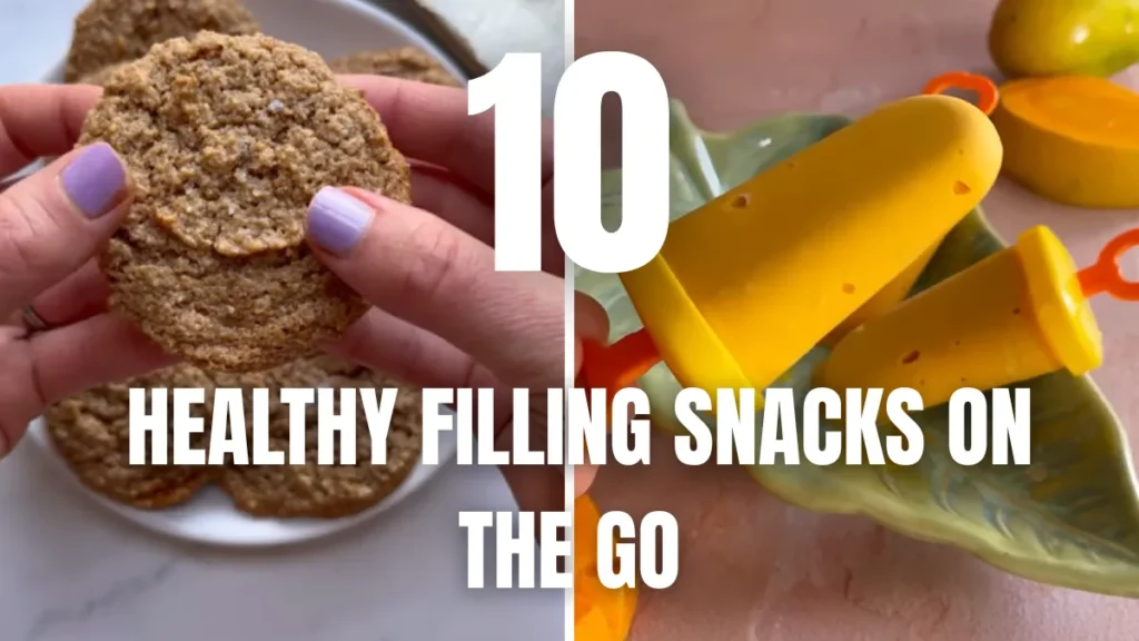 Healthy filling snacks packed for on-the-go eating